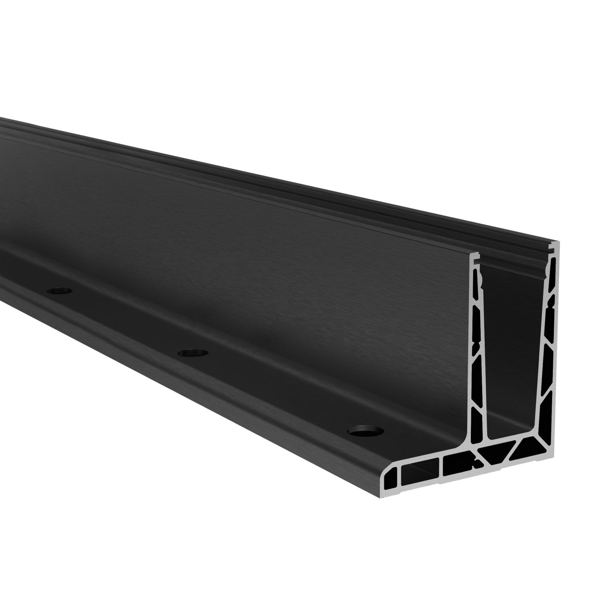 Alumínium profil vonalmenti üvegkorláthoz