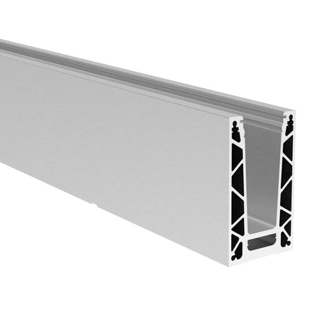 Alumínium profil vonalmenti üvegkorláthoz