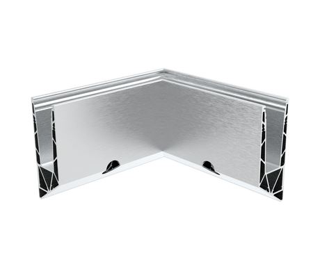 Alumínium profil - belső sarok (fekete)