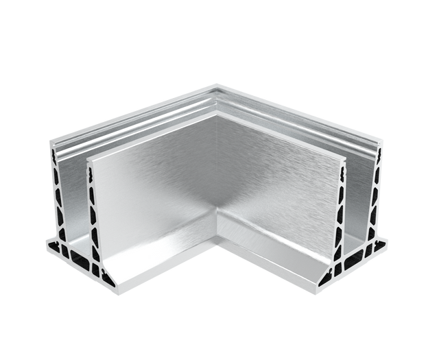 Alumínium profil- belső sarok