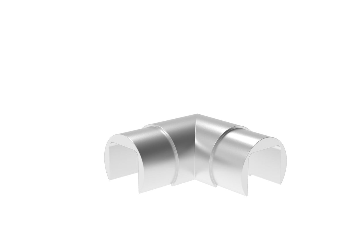 Üvegkorlát alukapaszkodó sarokidom-vízszintes, 90°