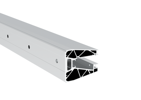 Canopy with aluminium channel profile