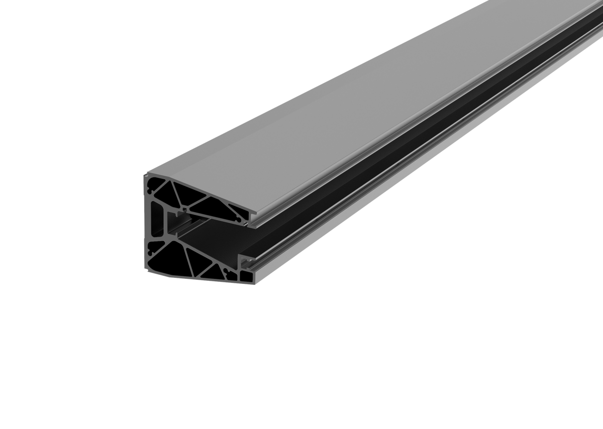 Canopy with aluminium channel profile FIX +1.5°