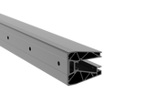 Canopy with aluminium channel profile