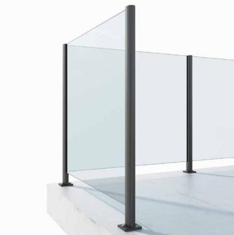 Aluminium galéria korlát sarok R