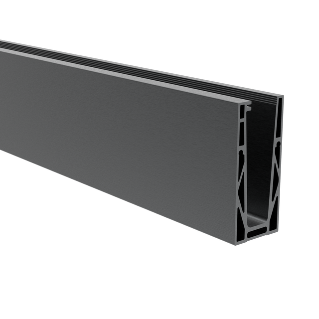 ECO alumínium profil vonalmenti üvegkorláthoz