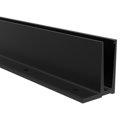 Oldalperemes alumínium profil üvegkorláthoz