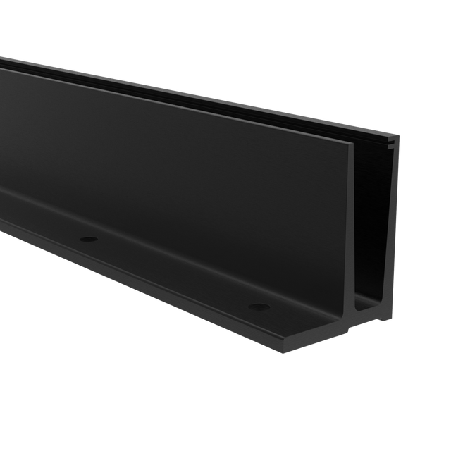 Oldalperemes alumínium profil üvegkorláthoz