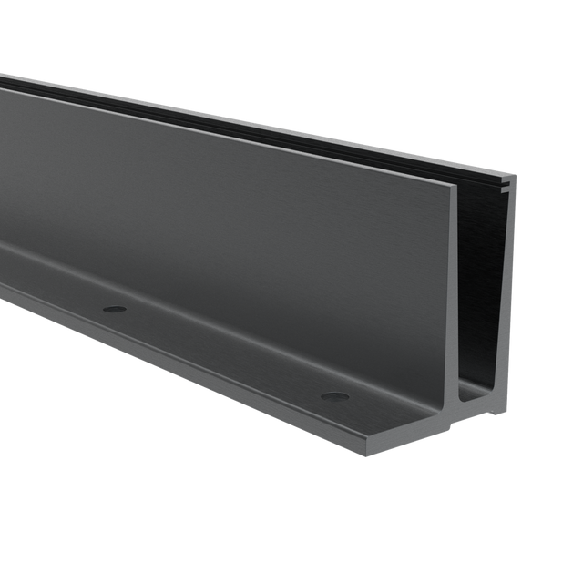 Oldalperemes alumínium profil üvegkorláthoz