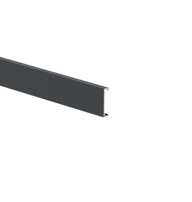 Alumínium homlokzati szegélyléc 25x6-6000mm R7016