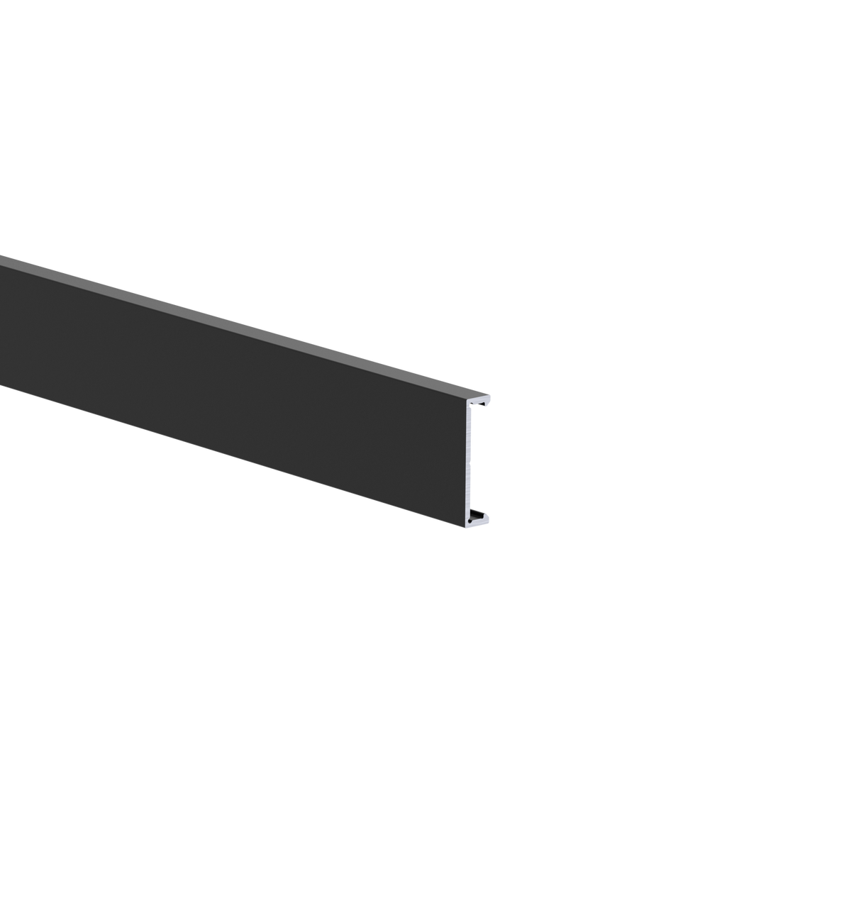 Alumínium homlokzati léc 25x6-6000mm R9005