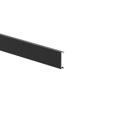 Alumínium homlokzati léc 25x6-6000mm R9005