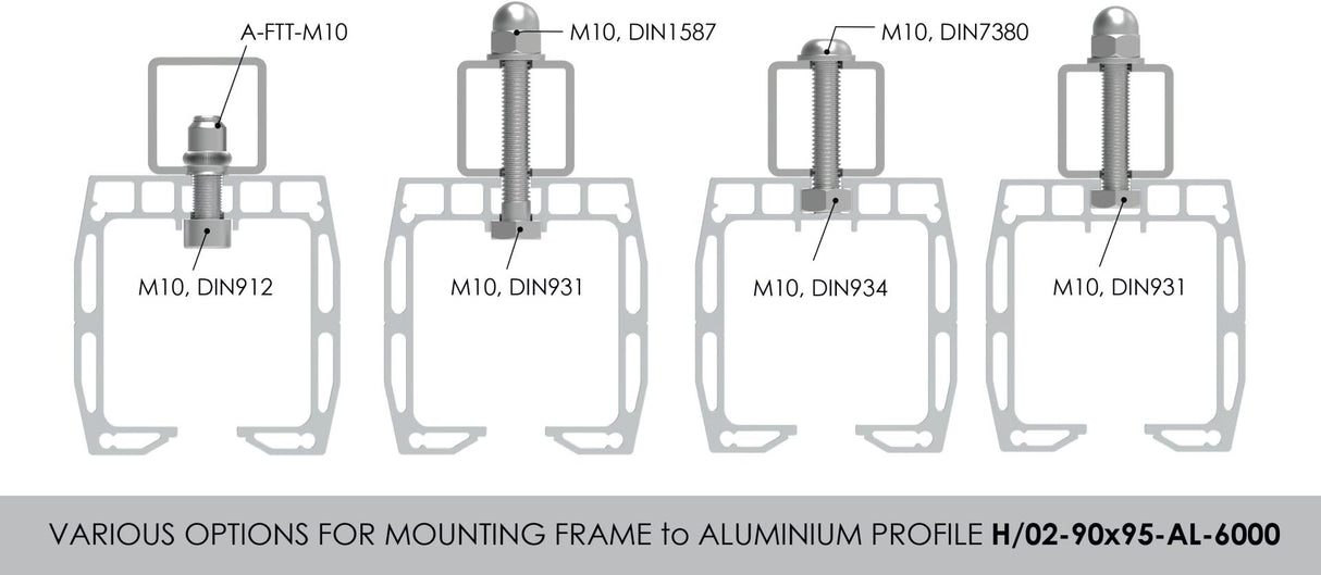 Alumínium görgőszett úszókapuhoz 4m-ig. 90x95mm