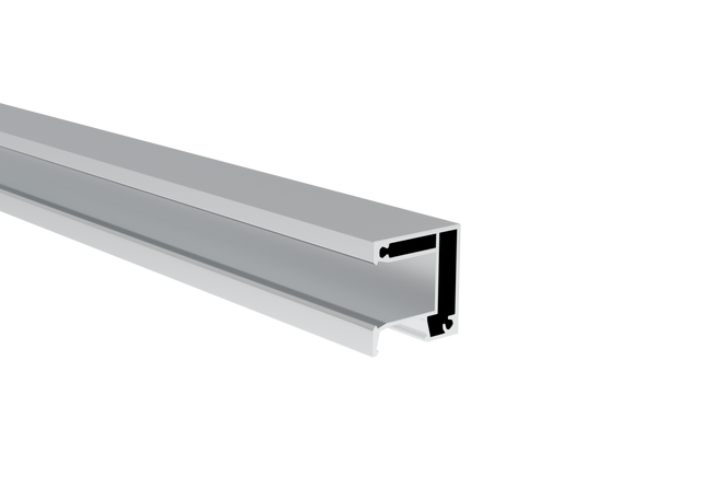 Alumínium kerítés adapter 21 mm-es kitöltéshez - 6000 mm