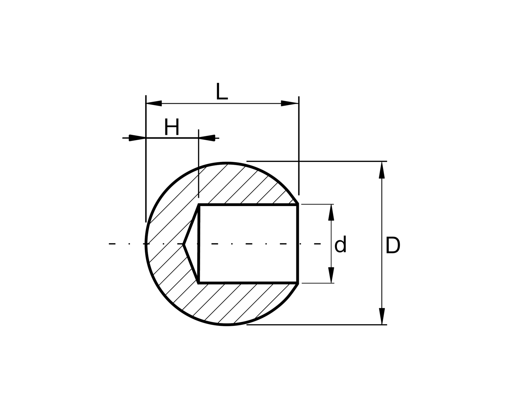 Sárgaréz véglezárógömb, D25/d12mm