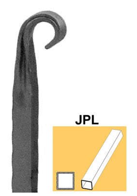 Szárnyaskapu keretbevégző h300mm, t2mm