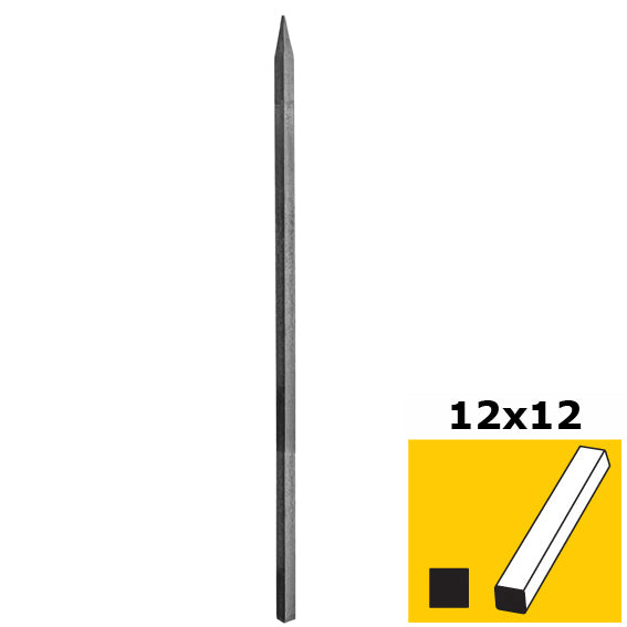 Hegyes pálca h500, n12x12mm