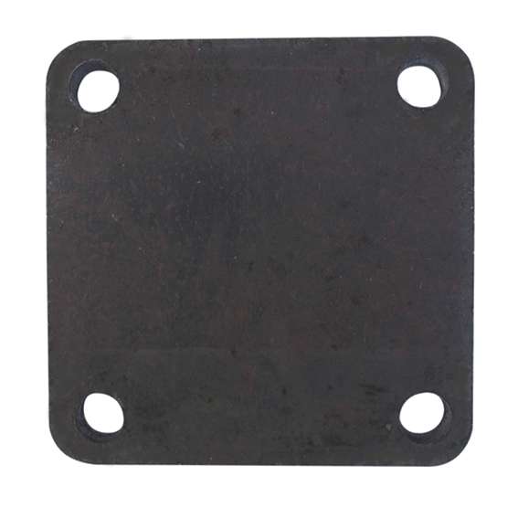 Oszloptalp 120x120, t8mm, 4xd12mm