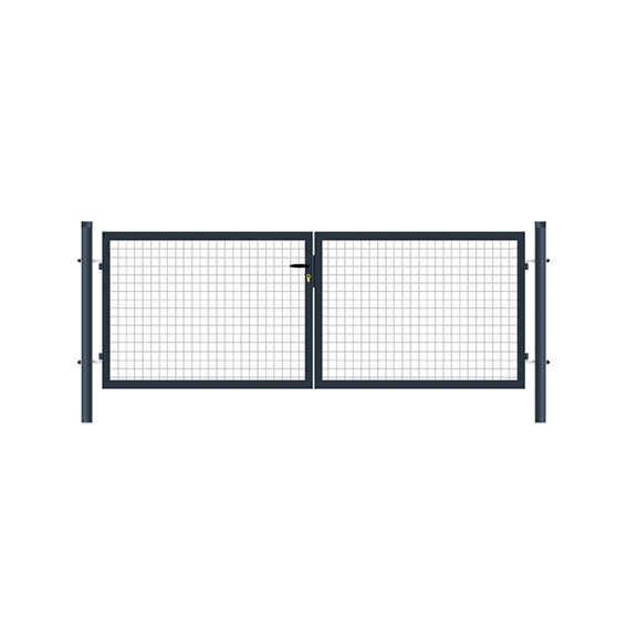 Brána 2kr. Eco ZnPVC 3600x1250mm antracit