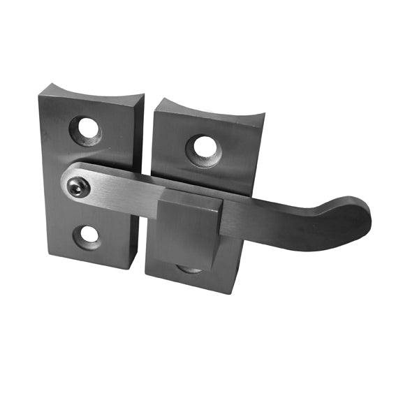 Saválló karos rigli körszelvényre INOX, AISI 316