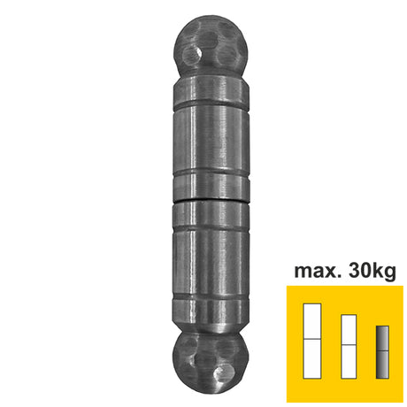 Díszített hegeszthető zsanér D 20mm L=100mm