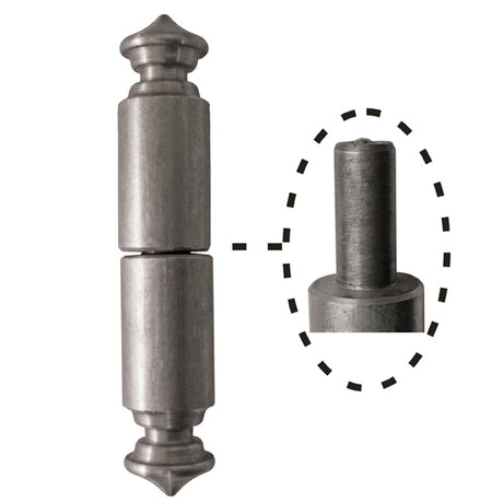 Díszített hegeszthető zsanér D 25mm L=130mm