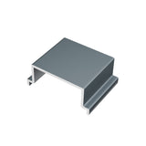 20 mm-es antracit alumínium távtartó sín