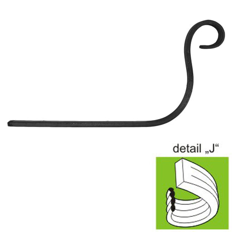 Virágtartó elem 135x260, 12x6mm