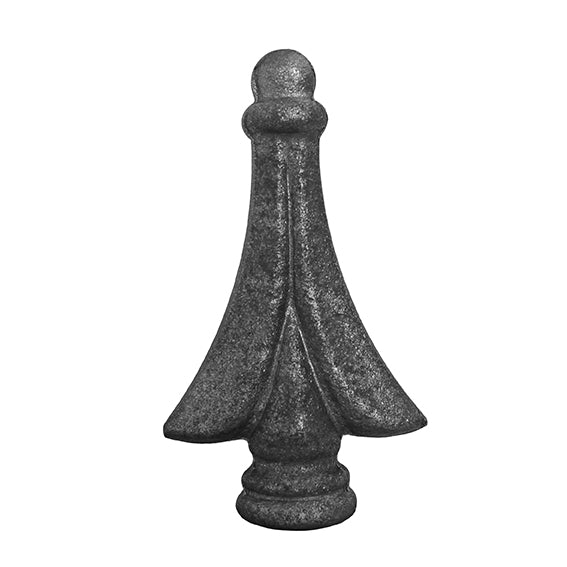 Kovácsoltvas csúcsdísz- gömbvégű h122, b63, n24mm