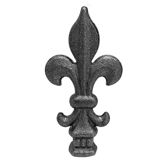 Kovácsoltvas csúcsdísz h105, b53, n15x21mm