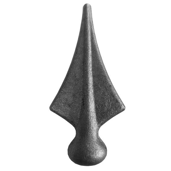 Kovácsolt csúcsdísz h110, b50, n25mm