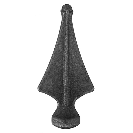 Kovácsoltvas csúcsdísz- gömbvégű h110, b50, n25mm