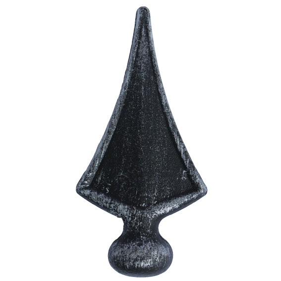 Kovácsolt csúcsdísz h125, b62, n29mm