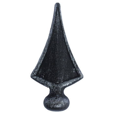 Kovácsolt csúcsdísz h125, b62, n29mm