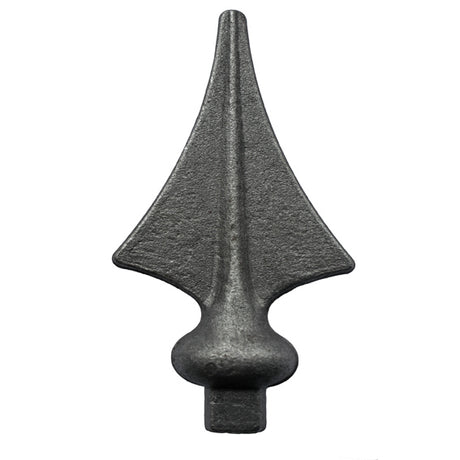 Kovácsolt csúcsdísz h140, b60, n14x14mm