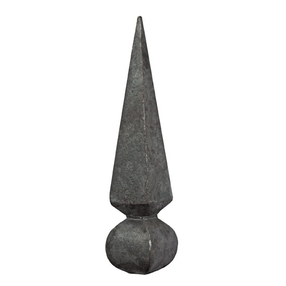 Kovácsolt csúcsdísz h135, b25, n=30 mm