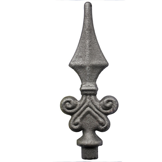 Kovácsolt csúcsdísz h150mm