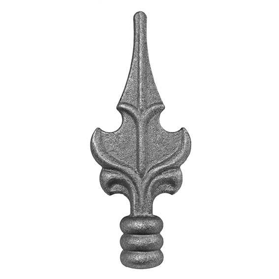 Kovácsolt csúcsdísz h132, b62 , n27mm