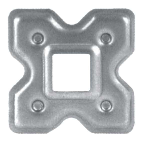 Rozetta 62x62, 16x16, t2mm