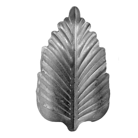 Lemez díszlevél h85, b50, t2mm