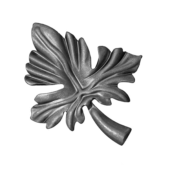 Lemez díszlevél-balos h115, b99, t2mm