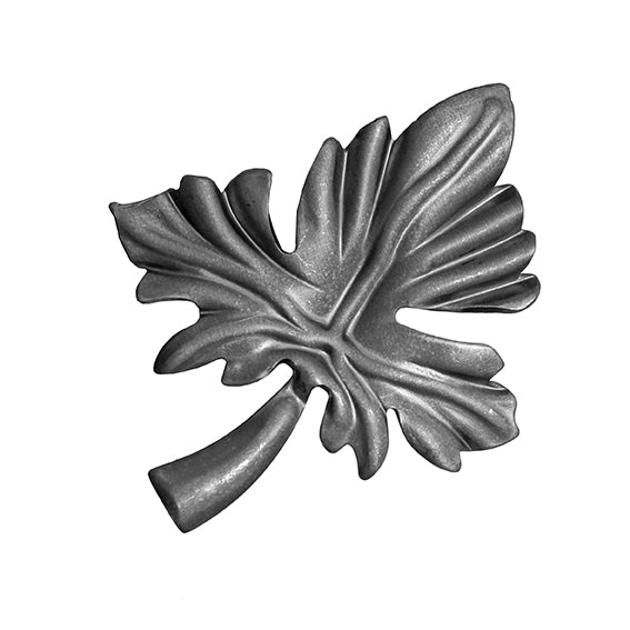 Lemez díszlevél-jobbos h115, b99, t2mm