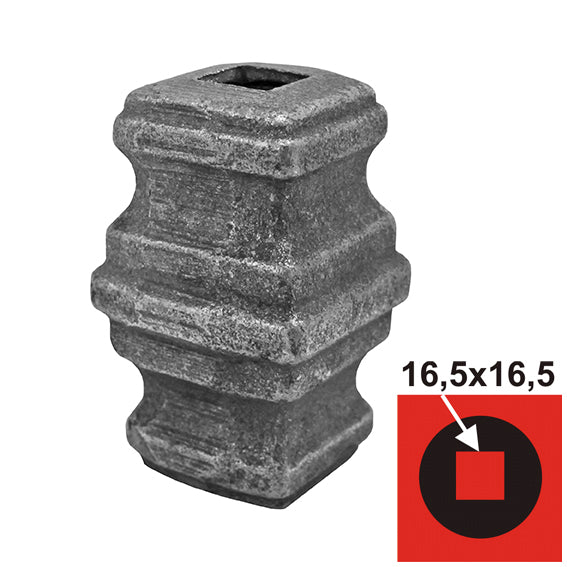 Fűzhető elem h67, b40x40mm