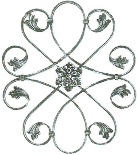 Panel díszelem 510x590, 16x8mm