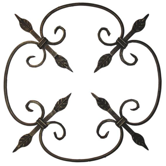 Panel díszelem h450, b450, 12x6mm