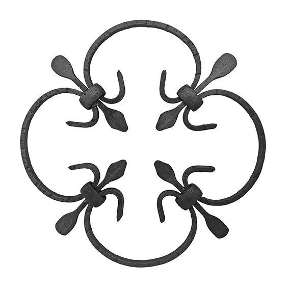 Díszelem h245, b245, 10x5mm