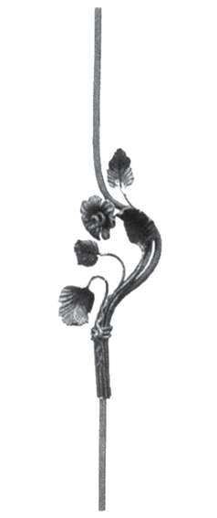 Pálca-díszelem 12x12, h950 mm