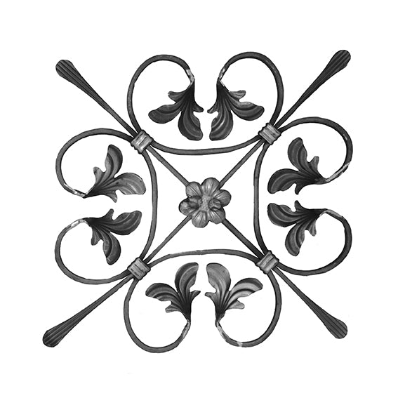 Díszelem h350, b350, 12x6mm