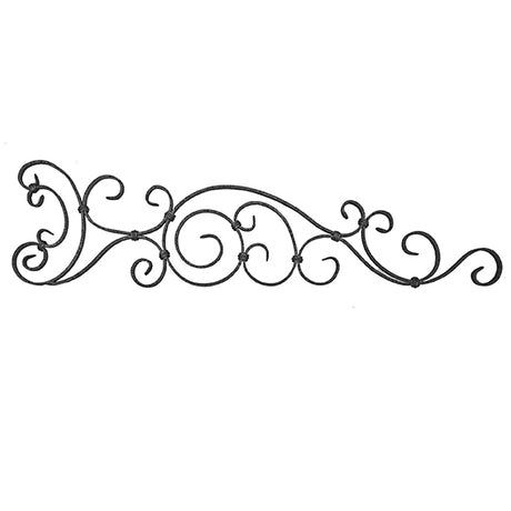 Díszelem h290, b1115, 14x6mm