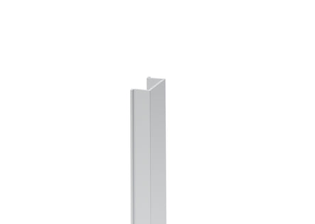 Narrow Cover Strip for Post Profiles and for U-Adapter of Fence System, 20 x 08 – 1.85 m – Natural